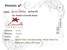 Load image into Gallery viewer, Panama-Hacienda La Esmeralda Special Collection Guabo 3FB Washed
