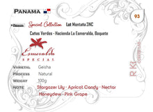 Load image into Gallery viewer, Panama-Hacienda La Esmeralda Special Collection Montaña Geisha 3NC
